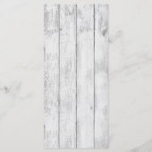 25 4時間365日の結婚式 プログラムBurlap Mr.とMrs.Banner プログラム (裏面)