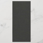 25 4x9結婚式 プログラムアーミードレスグリーンズユニフォーム プログラム (裏面)