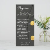 25 4x9結婚式 プログラムアーミードレスグリーンズユニフォーム プログラム (スタンド正面)