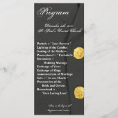 25 4x9結婚式 プログラムアーミードレスグリーンズユニフォーム プログラム (正面)