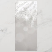 25 4x9結婚式 プログラムウィンターホワイトパインツリーの必要性 プログラム (裏面)