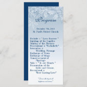 25 4x9結婚式 プログラムウィンターワンダーランドツリーズクライ プログラム (正面/裏面)