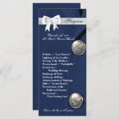 25 4x9結婚式 プログラムエアフォースクラスAユニフォーム プログラム (正面/裏面)