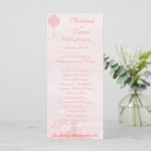 25 4x9結婚式 プログラムオリエンタルガーデン プログラム (スタンド正面)
