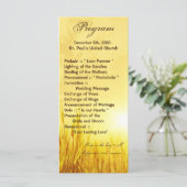 25 4x9結婚式 プログラムサンライズウィートカントリールスティ プログラム (スタンド正面)