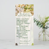 25 4x9結婚式 プログラムシャンデリアin Oak Tree Crys プログラム (スタンド正面)