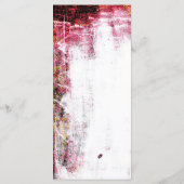 25 4x9結婚式 プログラムネオングランジスクラッチカラー プログラム (裏面)