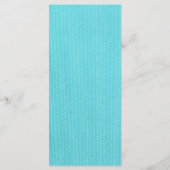 25 4x9結婚式 プログラムバビーズブレス春フラワー プログラム (裏面)