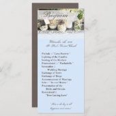 25 4x9結婚式 プログラムビーチシーメイソンジャース海 プログラム (正面/裏面)