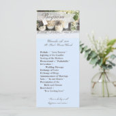 25 4x9結婚式 プログラムビーチシーメイソンジャース海 プログラム (スタンド正面)