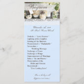 25 4x9結婚式 プログラムビーチシーメイソンジャース海 プログラム (正面)