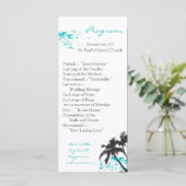 25 4x9結婚式 プログラムビーチ水海スプラッシュ プログラム (スタンド正面)