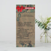 25 4x9結婚式 プログラムマリンデジタルプリントユニット プログラム (スタンド正面)