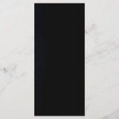 25 4x9結婚式 プログラムマリンヒスパニックユニフォーム プログラム (裏面)