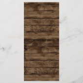 25 4x9結婚式 プログラムメイスンジャールウッドカントリー プログラム (裏面)