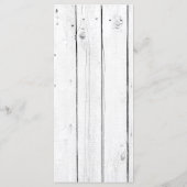 25 4x9結婚式 プログラムメイスンジャールウッドカントリー プログラム (裏面)