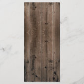 25 4x9結婚式 プログラムメイスンジャールストリングライトバー プログラム (裏面)