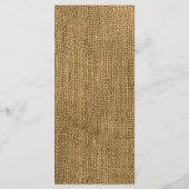 25 4x9結婚式 プログラムメイスンジャールバーラップカントリー プログラム (裏面)