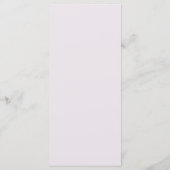 25 4x9結婚式 プログラム紫ピンクランタン/花 プログラム (裏面)