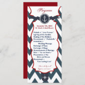 25 4x9結婚式 プログラム航海のいかりコンパスOce プログラム (正面/裏面)