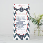 25 4x9結婚式 プログラム航海のいかりコンパスOce プログラム (スタンド正面)