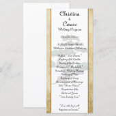 25 4x9結婚式 プログラム芸者 プログラム (正面/裏面)