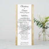 25 4x9結婚式 プログラム芸者 プログラム (スタンド正面)