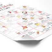 25 Days of Christmas Bucket List Art フォトプリント (角)