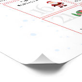 25 Days of Christmas Bucket List Art ポスター (コーナー)