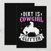 25.Dirt Is Cowgirl Glitter セーブザデート (正面/裏面)
