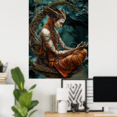 *~* 25 FD3 MEDITATING    Guardian  Earth Keeper  ポスター (ホームオフィス)