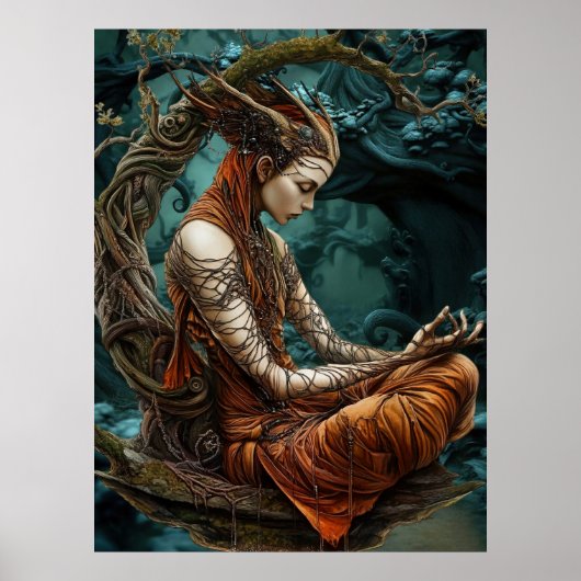 *~* 25 FD3 MEDITATING    Guardian  Earth Keeper  ポスター (正面)