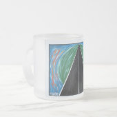 25/ Feu vert フロストグラスマグカップ (正面左)