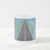 25/ Feu vert フロストグラスマグカップ (中央)