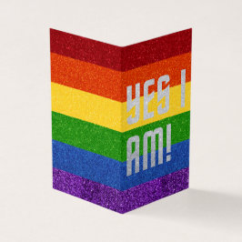 25 LGBTのグリッターYesのパック！来アウトカード