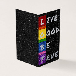 25 LGBTグリッターライブGood Be True Cardのパック