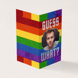 25 LGBTグリッター来アウトフォトカード