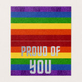 25 LGBTグリッター誇りを持ったのパック (外部フラット)