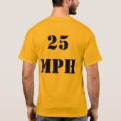 25 MPH Tシャツ (裏面)