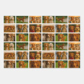 25 Photo Collage Personalized Template ラッピングペーパーシート (正面2)