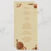 25 Steampunk Cogsとギア結婚のメニューカード メニュー (正面/裏面)