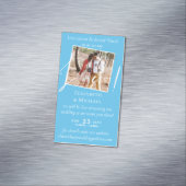 25 x磁気の結婚ライブストリーミング日付を保存 マグネット名刺 (インサイチュ)