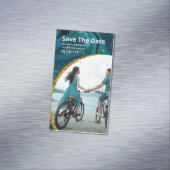 25 X磁気ゲート金ゴールド写真結婚の日救付き マグネット名刺 (インサイチュ)