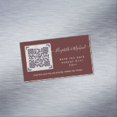 25 x磁気QRスキャニングコードの結婚日付救値 マグネット名刺 (インサイチュ)