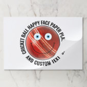25 x Custom Cricket BLUE EYES Happy Face Placemat ペーパーパッド (折り畳み)