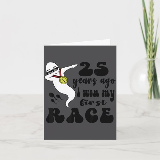 25 Years Ago I Won My First Race, 25th Birthday Fu カード (正面)