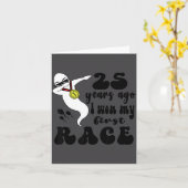 25 Years Ago I Won My First Race, 25th Birthday Fu カード (黄色い花)