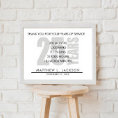 25 Years Retirement or Employee Appreciation Gift ポスター