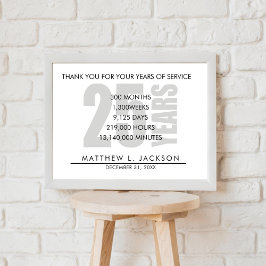 25 Years Retirement or Employee Appreciation Gift ポスター