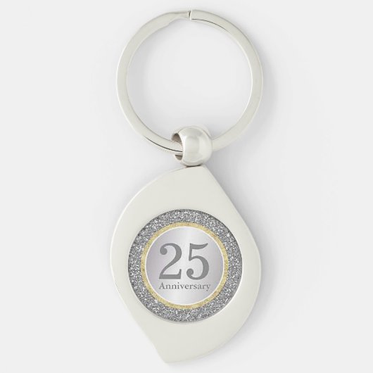“25 Years Together” スワール キーホルダー (正面)